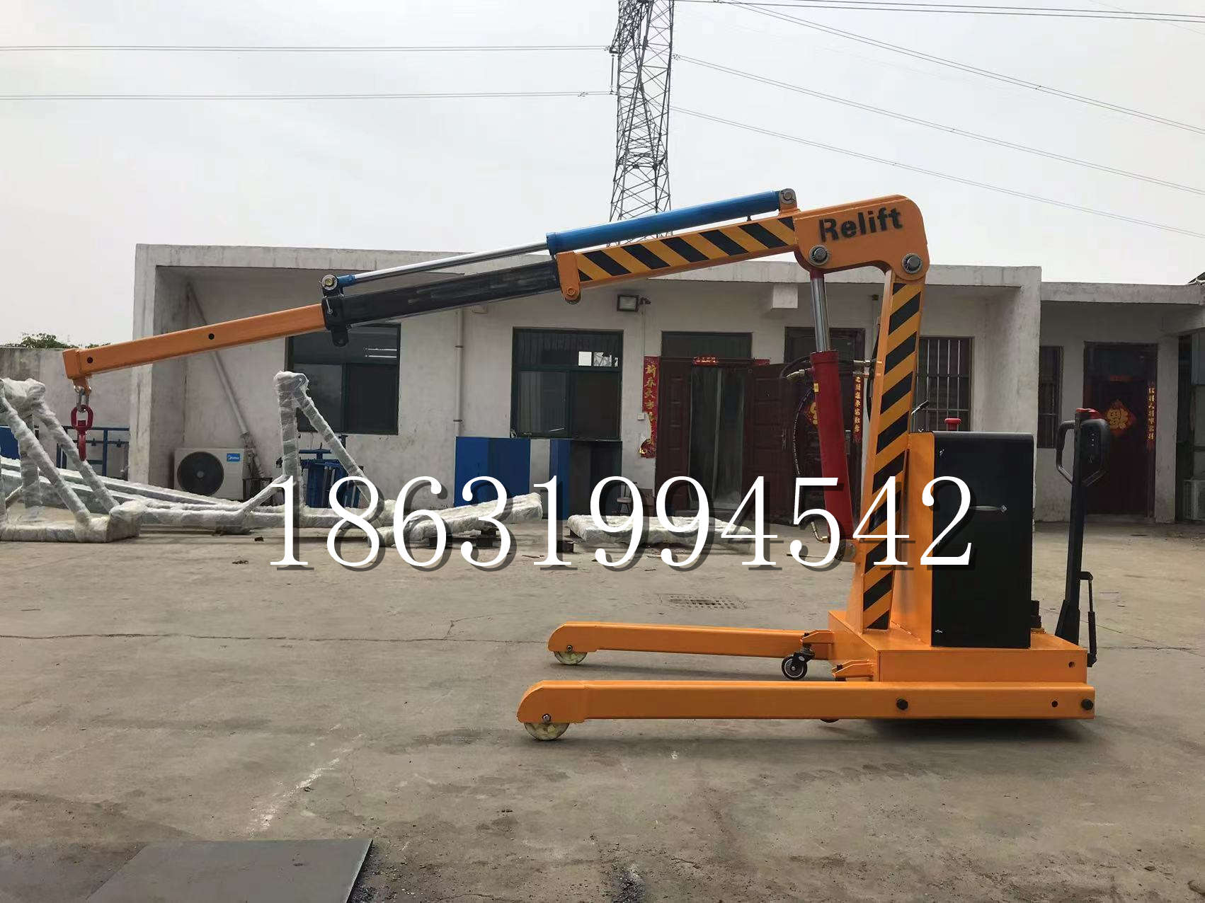 钓鱼台久征定做3吨三轮随车吊 农用园林绿化移树吊 平板工程用小吊机